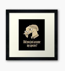 Hipster Dragon Framed Print