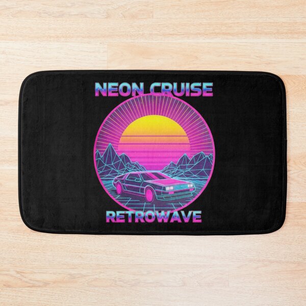 Item preview, Neon Cruise Retrowave Synthwave 80s Car designed and sold by MartinxMarie.