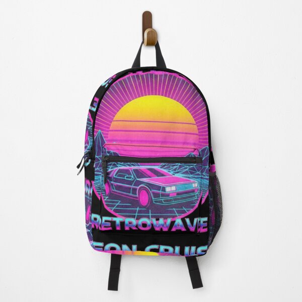 Item preview, Neon Cruise Retrowave Synthwave 80s Car designed and sold by MartinxMarie.
