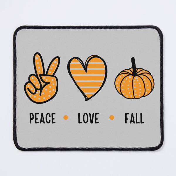 Item preview, Peace Love Fall Pumpkin - Autumn Season Aesthetic Graphic designed and sold by ConfuseLab Alt.