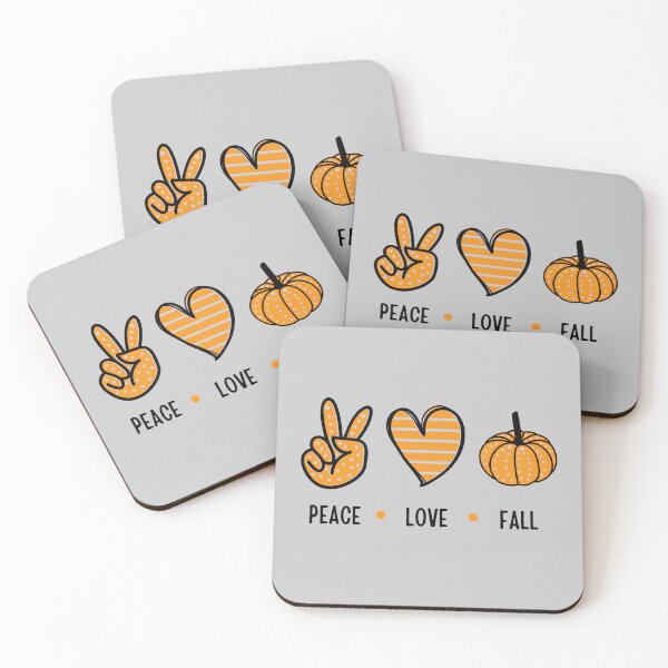 Item preview, Peace Love Fall Pumpkin - Autumn Season Aesthetic Graphic  designed and sold by ConfuseLab Shop.