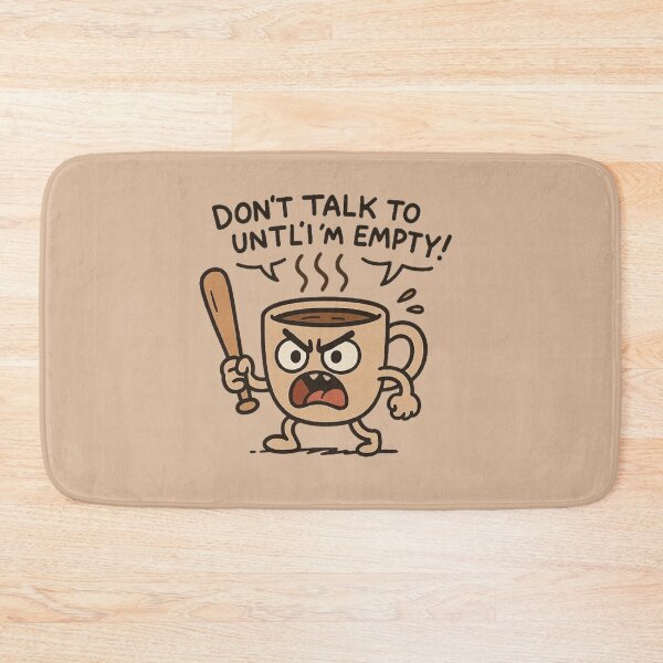 Item preview, Grumpy Coffee Mug Brown Humor Relatable Morning Artwork designed and sold by Kony83.