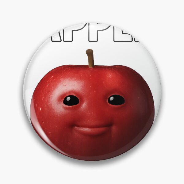 Item preview, Smiling Apple Meme – Cute Funny Fruit Design designed and sold by SillyGeuse.