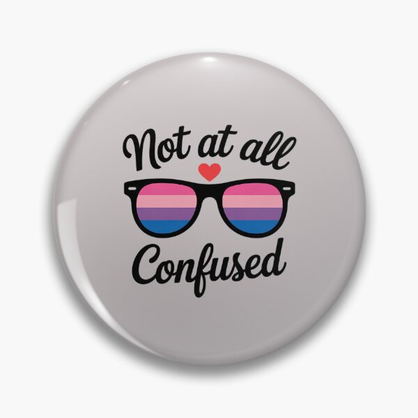 Item preview, Bisexual Bi Pride Flag Colors Not at All Confused designed and sold by BubblePancake.