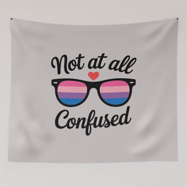 Item preview, Bisexual Bi Pride Flag Colors Not at All Confused designed and sold by BubblePancake.