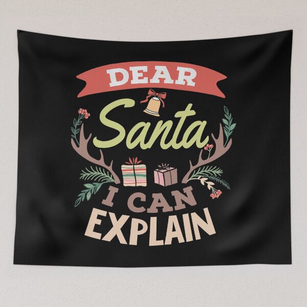 Item preview, I Christmas Funny List On The Dear Can Naughty Santa Santa Explain designed and sold by JoelyNavarro.