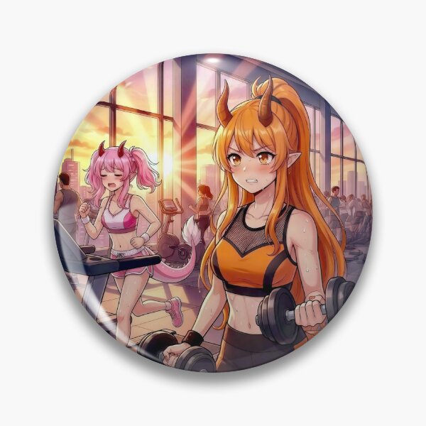 Item preview, Dragon Girl Gym Workout Motivation designed and sold by DomeGeekArt.