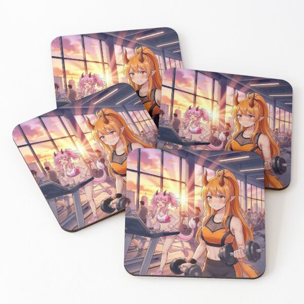 Item preview, Dragon Girl Gym Workout Motivation designed and sold by DomeGeekArt.