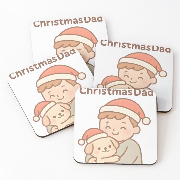 Item preview, Paw-some Christmas Dad – Cute Holiday Dog Dad Design designed and sold by Style-Sense.