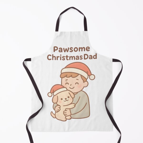 Item preview, Paw-some Christmas Dad – Cute Holiday Dog Dad Design designed and sold by Style-Sense.