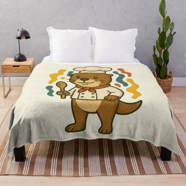 Item preview, otter chef kawaii art designed and sold by Sn1ver.