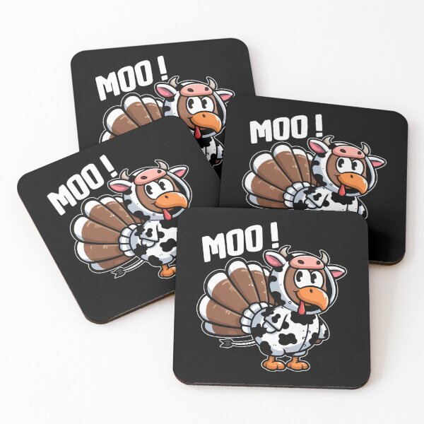 Item preview, 90s Holiday Cow Moo Funny Festive Day Turkey Thanksgiving designed and sold by rebeccathanuos.