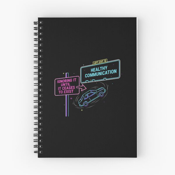 Item preview, Ignoring It Until It Ceases to Exist Neon Highway Exit Design designed and sold by SplashTastic.