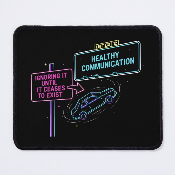 Item preview, Ignoring It Until It Ceases to Exist Neon Highway Exit Design designed and sold by SplashTastic.