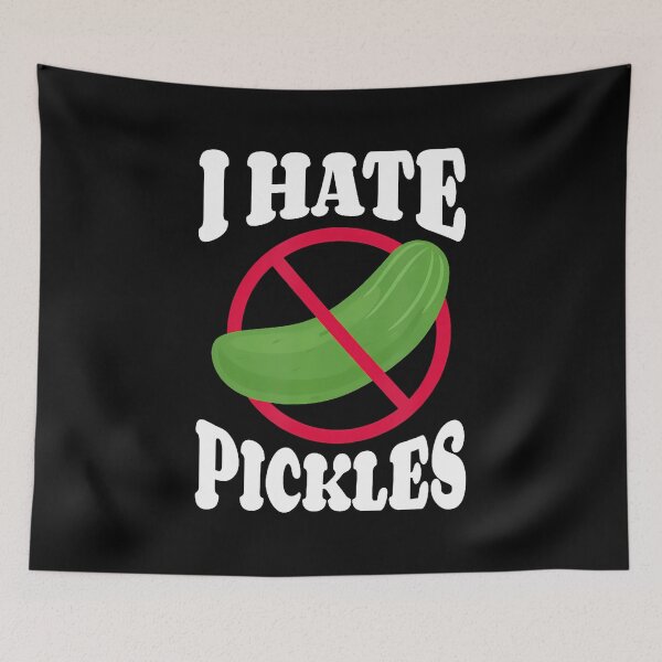 Item preview, I Hate Pickles Cucumber Anti-Vegan designed and sold by LorraineRita.
