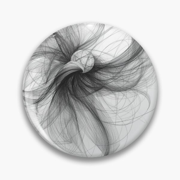 Item preview, Ethereal Smoke Flow – Minimalist Abstract Black & White Line Art designed and sold by Raja265.