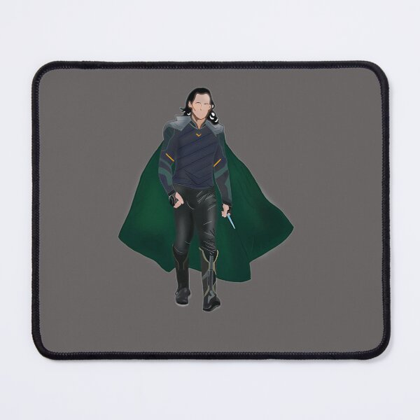 Item preview, MISCHIEVOUS-GUY-IN-GREEN-CAPE designed and sold by ChristaKiefer.