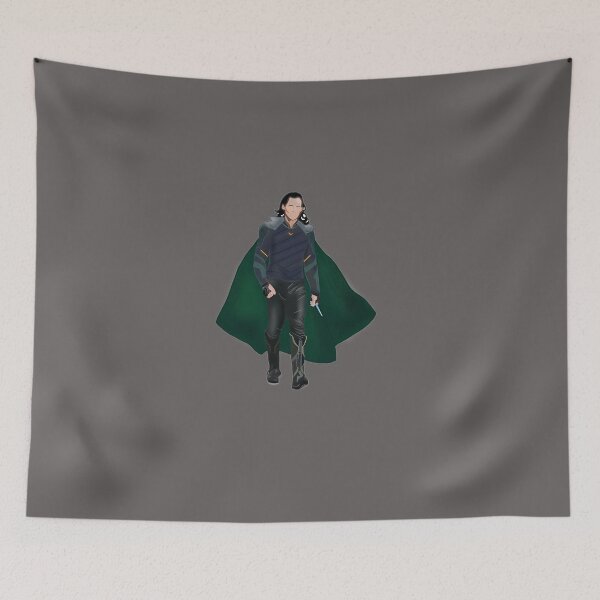 Item preview, MISCHIEVOUS-GUY-IN-GREEN-CAPE designed and sold by ChristaKiefer.