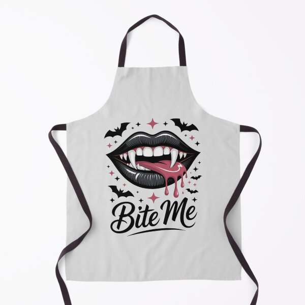 Item preview, Bite Me Vampire Lips Fangs Blood Gothic designed and sold by BubblePancake.