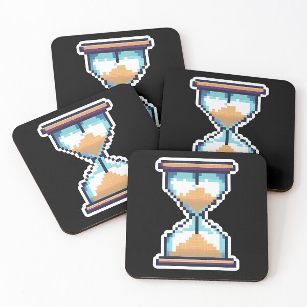 Item preview, Pixel Hourglass Time Icon designed and sold by BankMano.