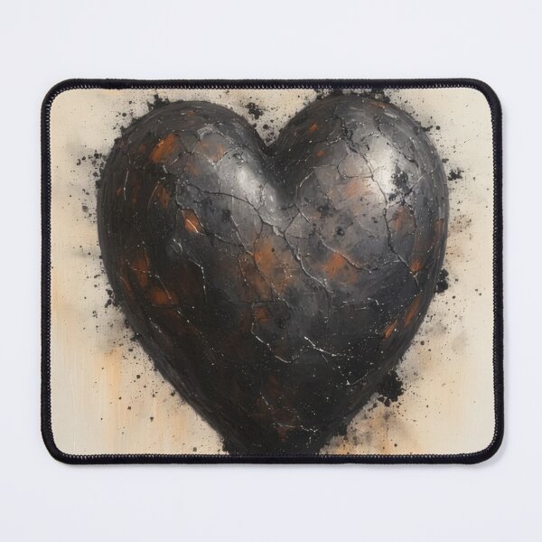 Item preview, Broken heart: darkness, cracks, decay designed and sold by Mianku | Für das Leben.