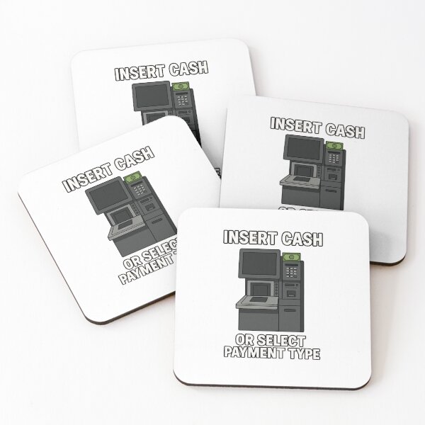 Item preview, Insert Cash or Select Payment Type – Self Checkout Meme Design designed and sold by SillyGeuse.