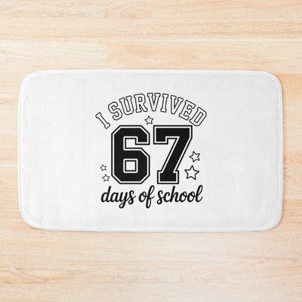 Item preview, 67 School Funny Days Classic of 67 Teacher Survived I Student Meme designed and sold by SteveSaccoro.