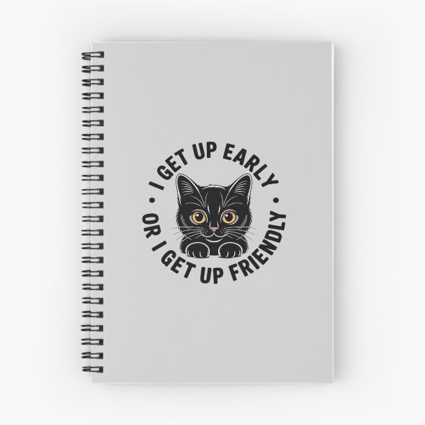 Item preview, Black Cat Morning Mood I Don’t Do Early,Cat Coffee designed and sold by BubblePancake.