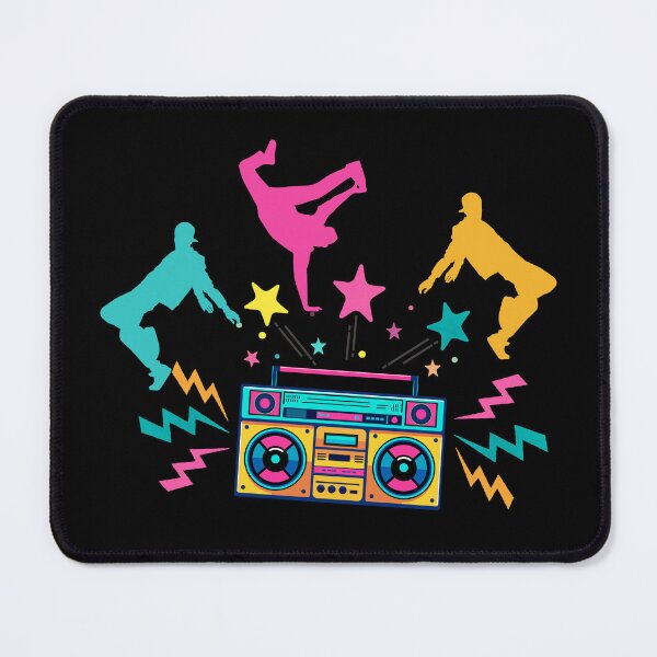 Item preview, Retro Breakdance Vibes – Neon Street Dance Art designed and sold by Ivy-Triggs.