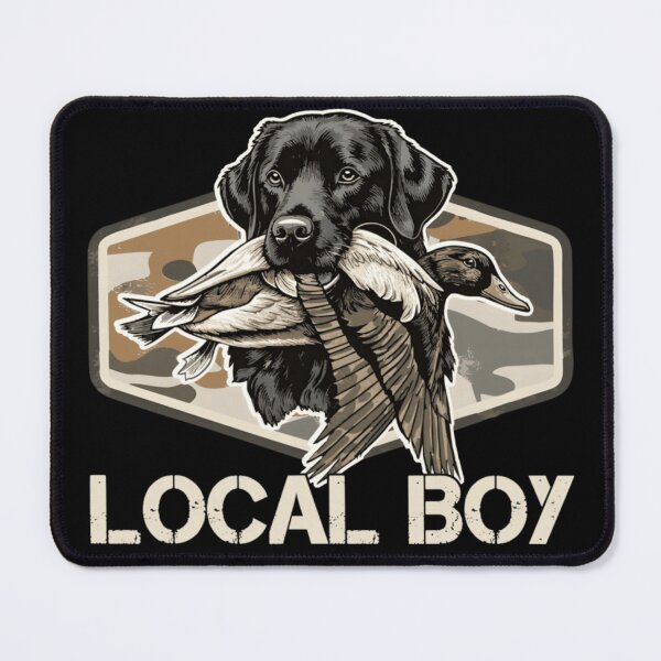 Item preview, Black Lab Hunting Dog Duck Retrieval Camouflage Graphic Art designed and sold by DuneHaicna.