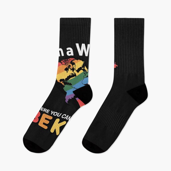 Item preview, In A World Where You Can Be Anything Be Kind Gay LGBTQ Ally designed and sold by GaryPacheco6.