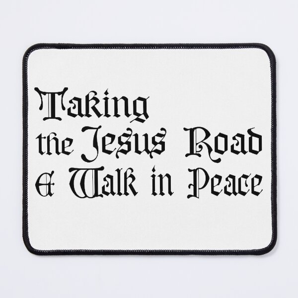 Item preview, Jesus Road; Walk In Peace; designed and sold by StickerApe.
