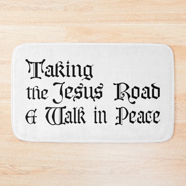Item preview, Jesus Road; Walk In Peace; designed and sold by StickerApe.