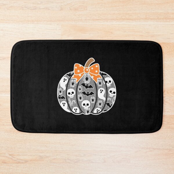 Item preview, Black Lace Pumpkin Coquette Halloween Fall Season Lace Bow designed and sold by BubblePancake.