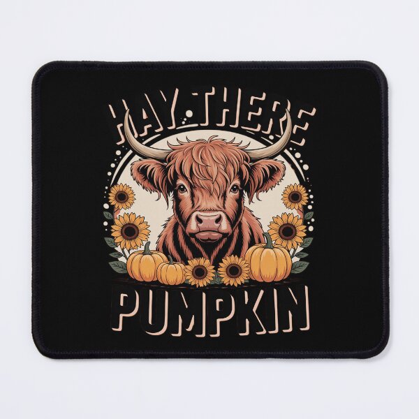 Item preview, Bleached Hay There Pumkin Highland Cow Fall Autumn designed and sold by BubblePancake.