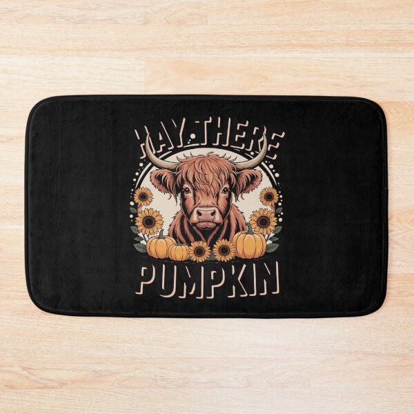 Item preview, Bleached Hay There Pumkin Highland Cow Fall Autumn designed and sold by BubblePancake.