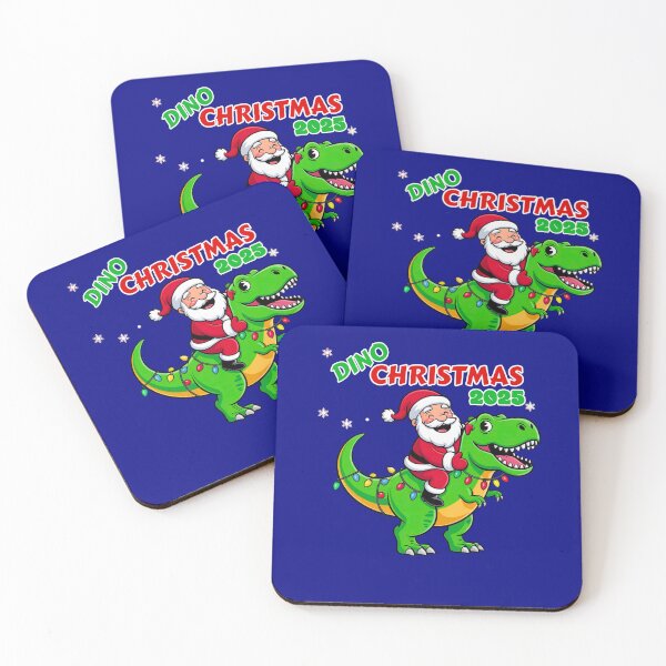 Item preview, Copy of Dino Christmas 2025 – Santa Riding T-Rex Cute Dinosaur Holiday Lights | Funny Family Matching Tee & Gift designed and sold by DigitalArtByNow.