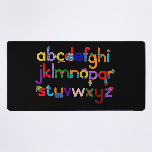 Item preview, Cute Dressed Alphabet Letters designed and sold by GenzShoppingHub.