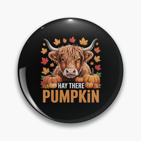 Item preview, Bleached Hay There Pumkin Highland Cow Fall designed and sold by NetoGalaxy.
