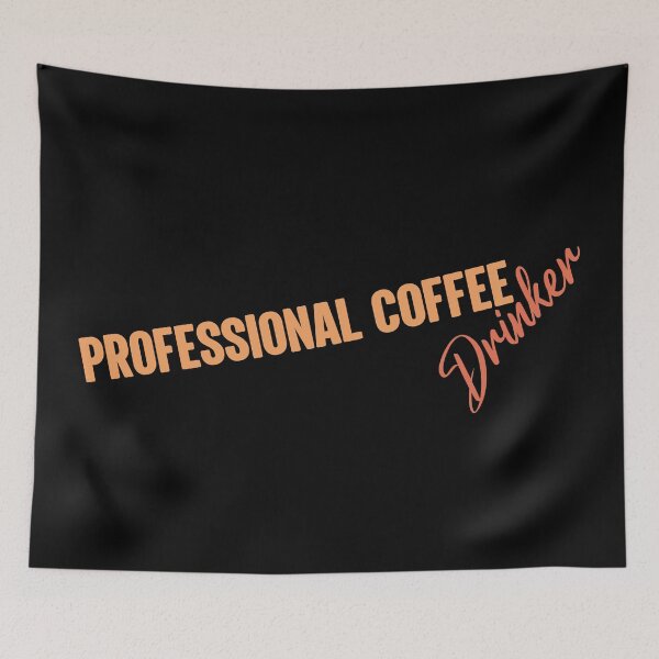 Item preview, Professional Coffee Drinker Funny Caffeine Job Title - Expert Barista Humor - Office Work From Home Gift Idea - Morning Milk designed and sold by karibov.