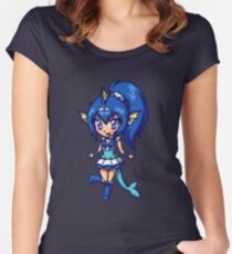 Vaporeon Magical Girl Chibi Women's Fitted Scoop T-Shirt