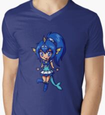 Vaporeon Magical Girl Chibi Men's V-Neck T-Shirt