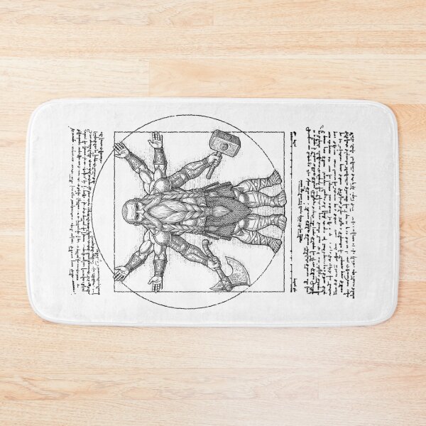 Item preview, RPG Fantasy Dwarf Miniature Vitruvian Man Leonardo Da Vinci designed and sold by GrandeDuc.