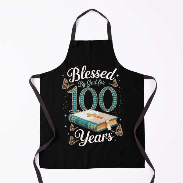 Item preview, Blessed by God for 100 Years Old 100th Birthday Women designed and sold by NetoGalaxy.