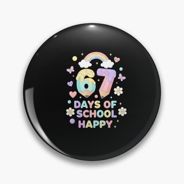 Item preview, Happy 67 Days of School Beaded Bracelet Cute Teacher designed and sold by facegm.