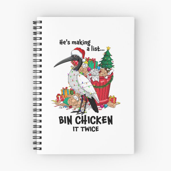 Item preview,  He Is Making A List Bin Chicken It Twice - Aussie Xmas Ibis designed and sold by CarlPosey6.