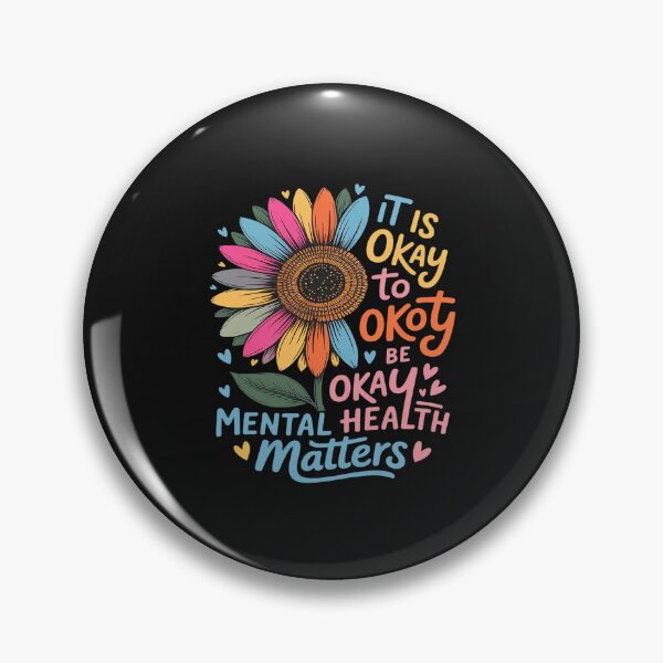 Item preview, Its Okay To Not Be Okay Mental Health Awareness Sunflower designed and sold by JessicaWalshdf.