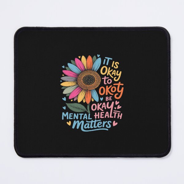 Item preview, Its Okay To Not Be Okay Mental Health Awareness Sunflower designed and sold by JessicaWalshdf.