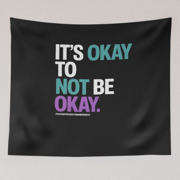 Item preview, It's Okay To Not Be Okay Suicide Prevention Awareness designed and sold by JessicaWalshdf.