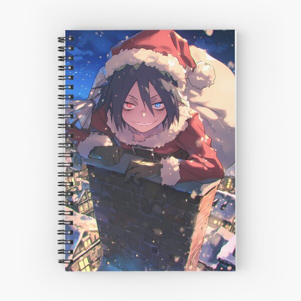 Item preview, Mephisto Pheles Christmas Trick Blue Exorcist Anime Santa Claus Winter Night designed and sold by HumbertoValveno.